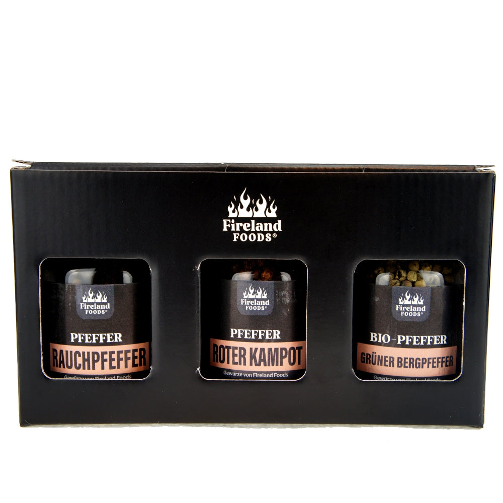 Caja de regalo "Pepper", 3x vaso de corcho