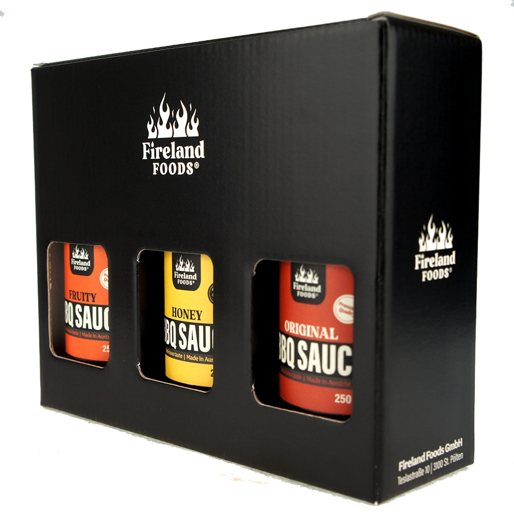 Caja de regalo "BBQ Special", 3x 250ml
