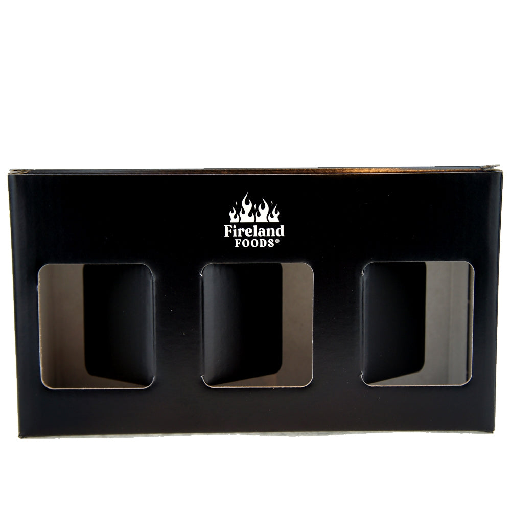 Caja de regalo para 3x tarros de corcho, vacía