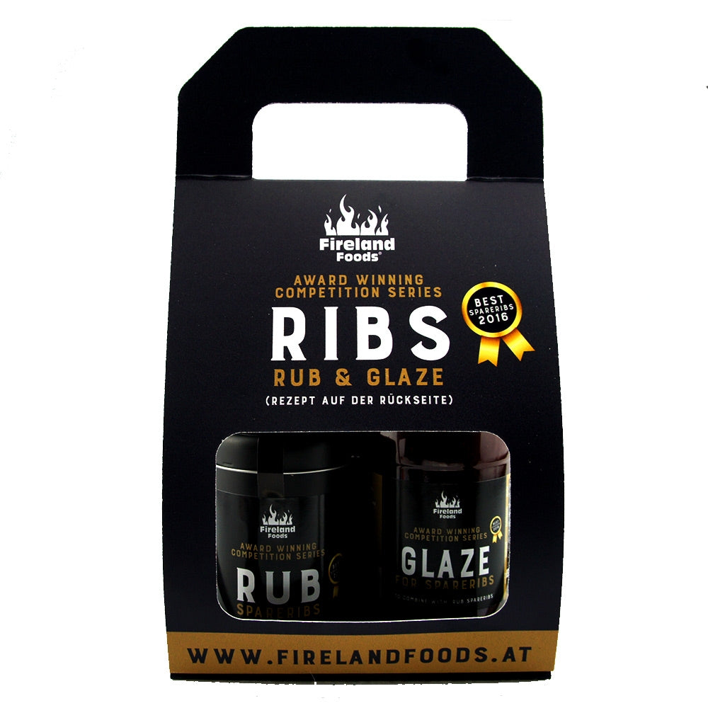 Set de parrilla para costillas de cerdo con receta incluida