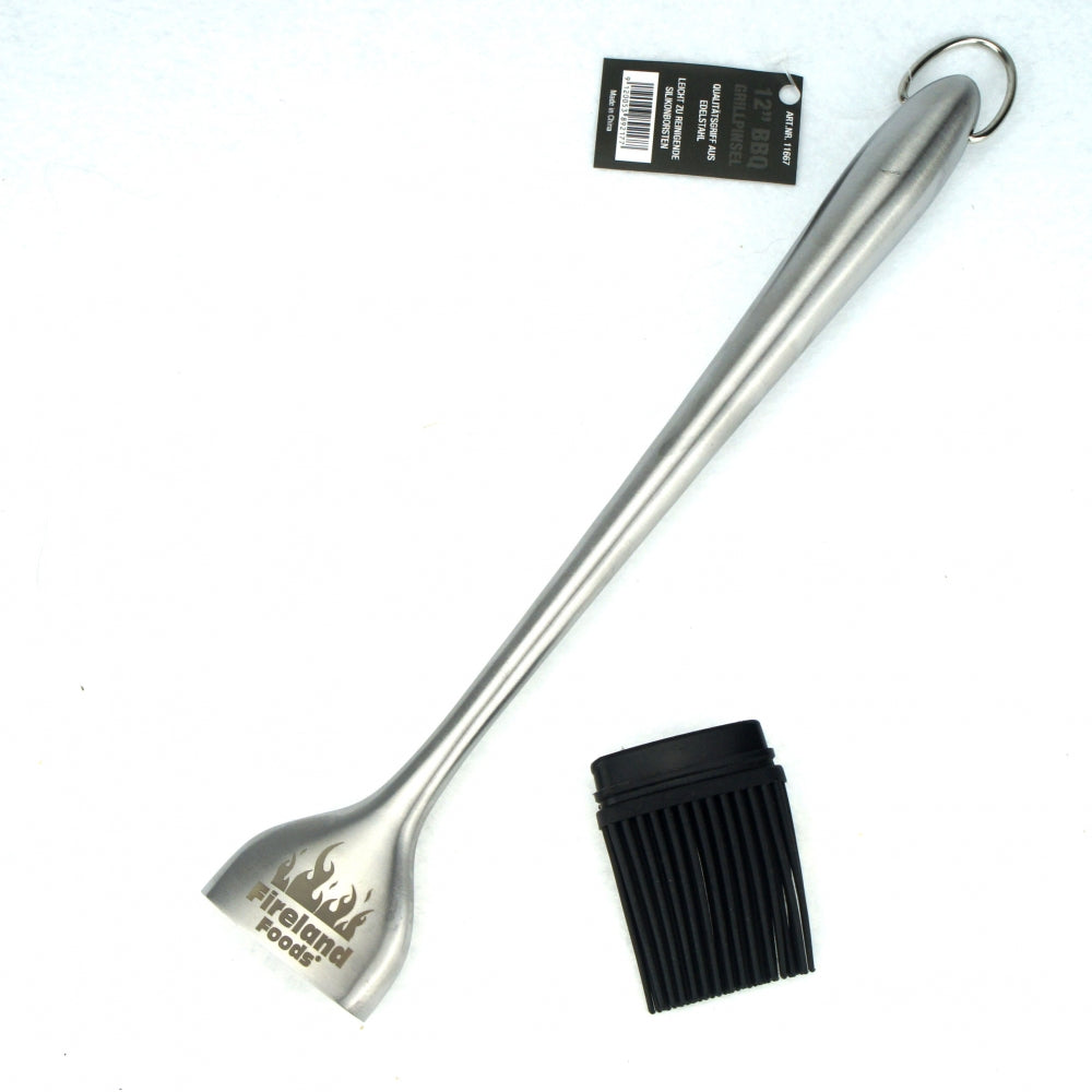 Cepillo para parrilla y barbacoa, 30 cm