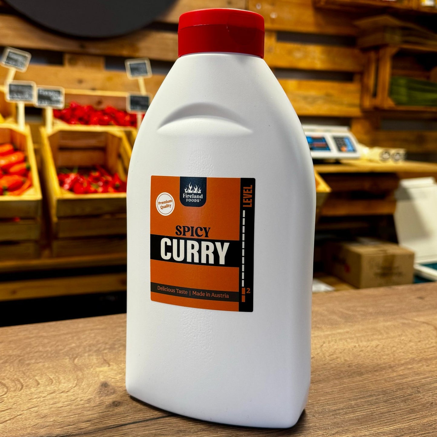Curry Spicy, 1600g Quetschflasche
