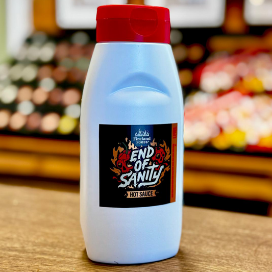 End of Sanity Hot-Sauce Quetschflasche 550g/500ml