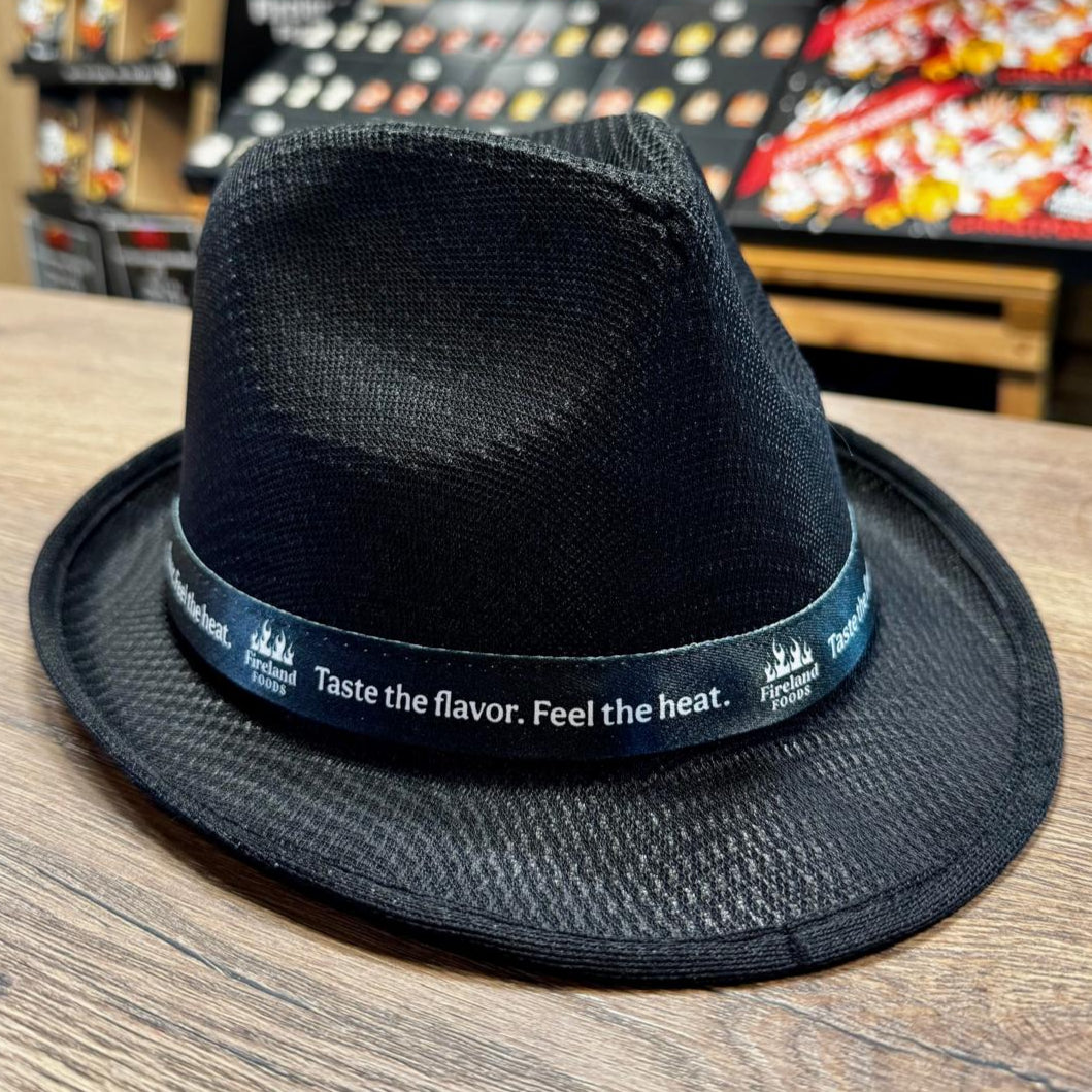 Party hat with logo, black