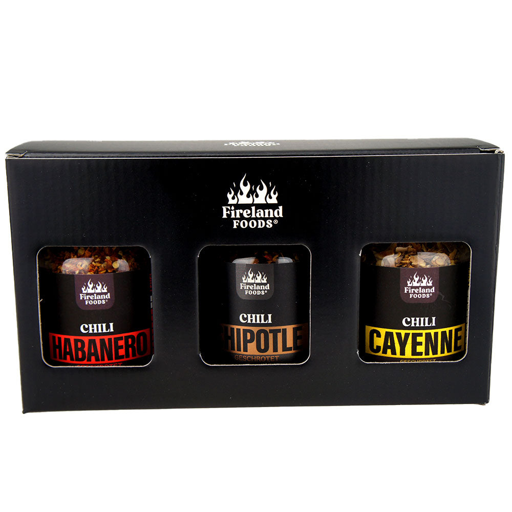 Caja de regalo "Chili flakes", 3x vaso de corcho