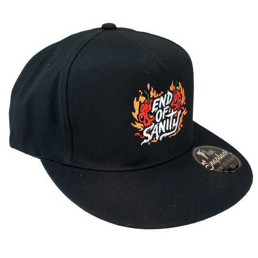 Snapback cap embroidered