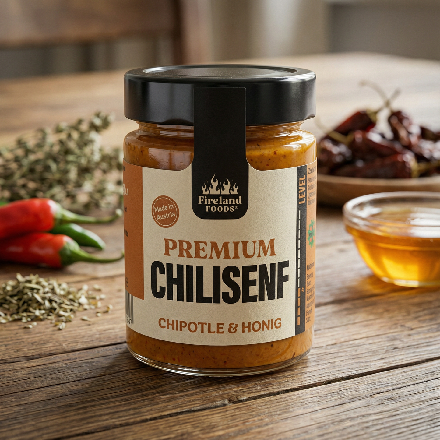 Chipotle con mostaza y chile, 180g