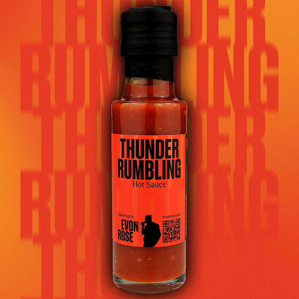 Thunder Rumbling Hot-Sauce 110g/100ml (Evon Rose Edition)