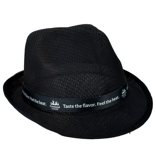 Party hat with logo, black