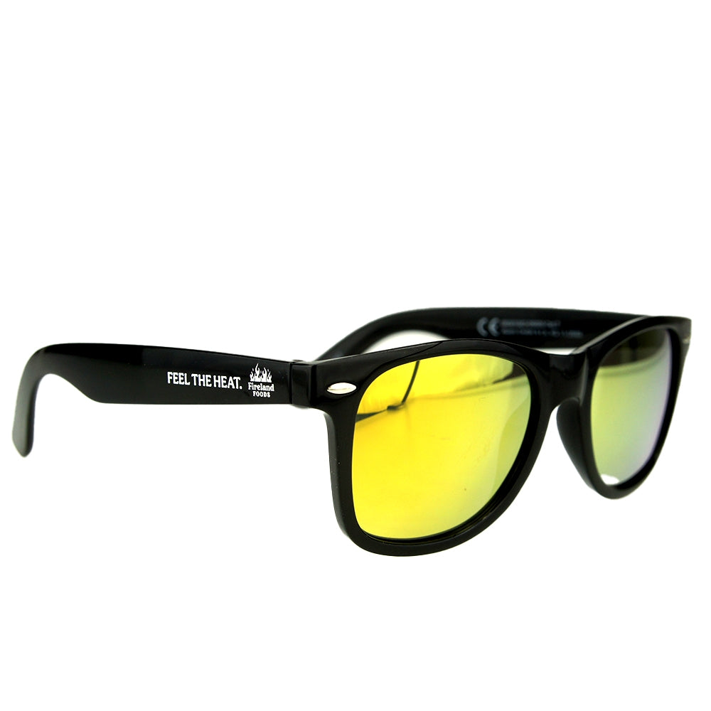 Sonnenbrille Fireland, verspiegelt mit Aufdruck