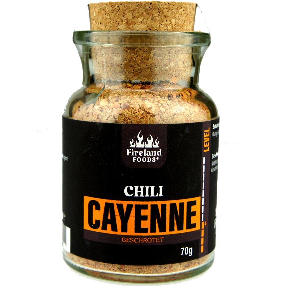 Cayenne orange, geschrotet, 70g