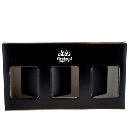 Caja de regalo para 3x tarros de corcho, vacía
