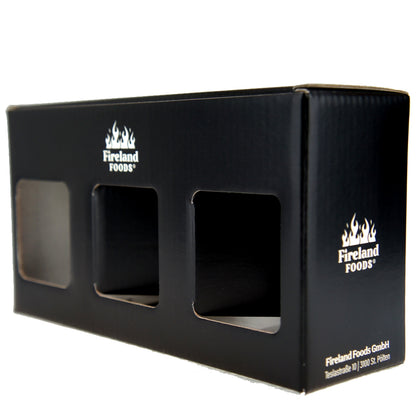 Caja de regalo para 3x tarros de corcho, vacía