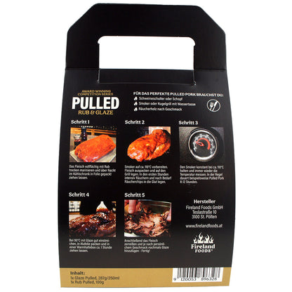 Juego de parrilla Pulled (Pork &amp; Co.) que incluye receta
