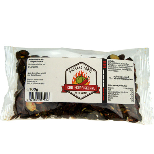 Fireland Kürbiskerne mit Chili, 100g