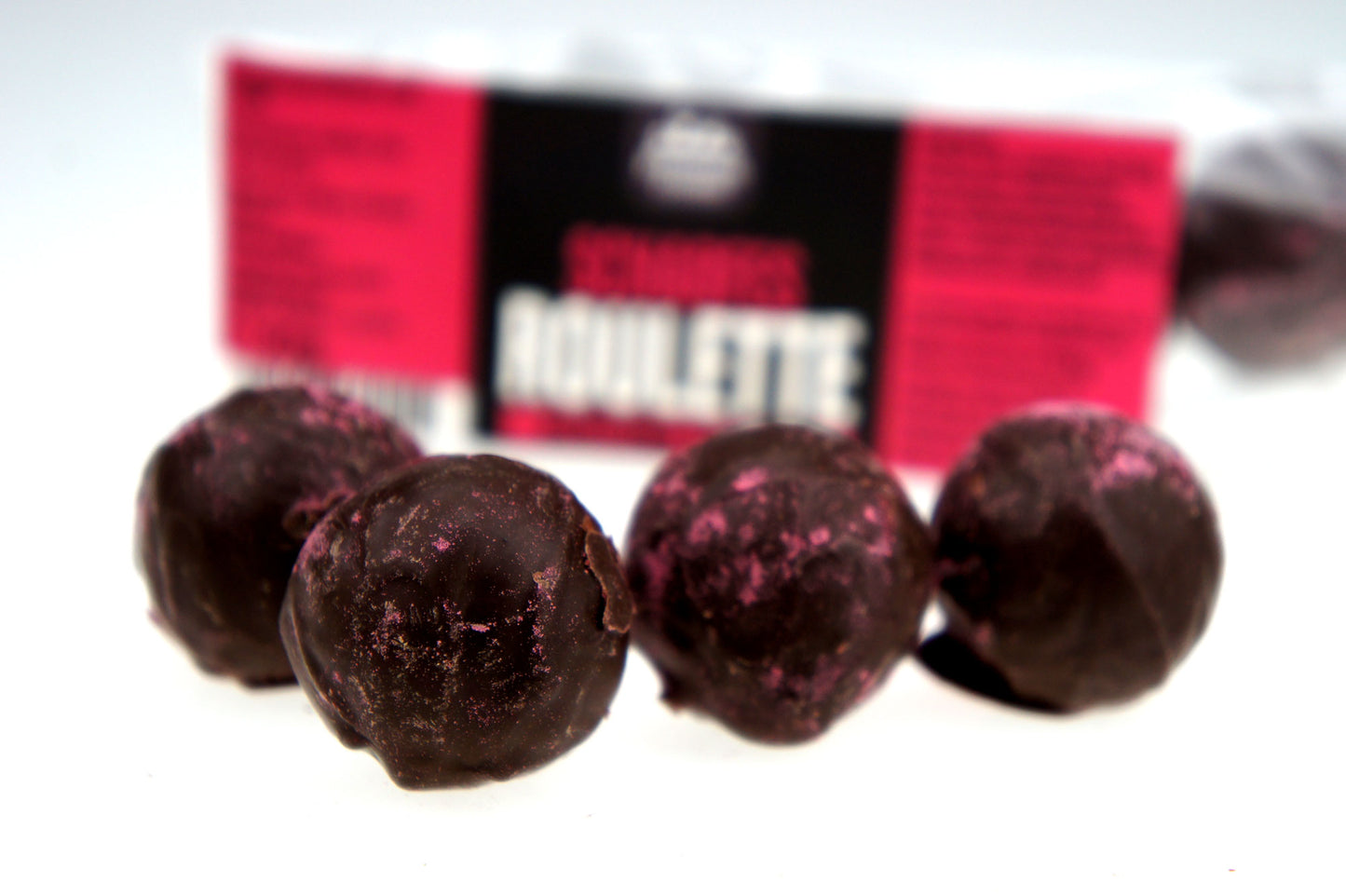 Scharfes Roulette | Schokopralinen 3x mild und 1x höllisch