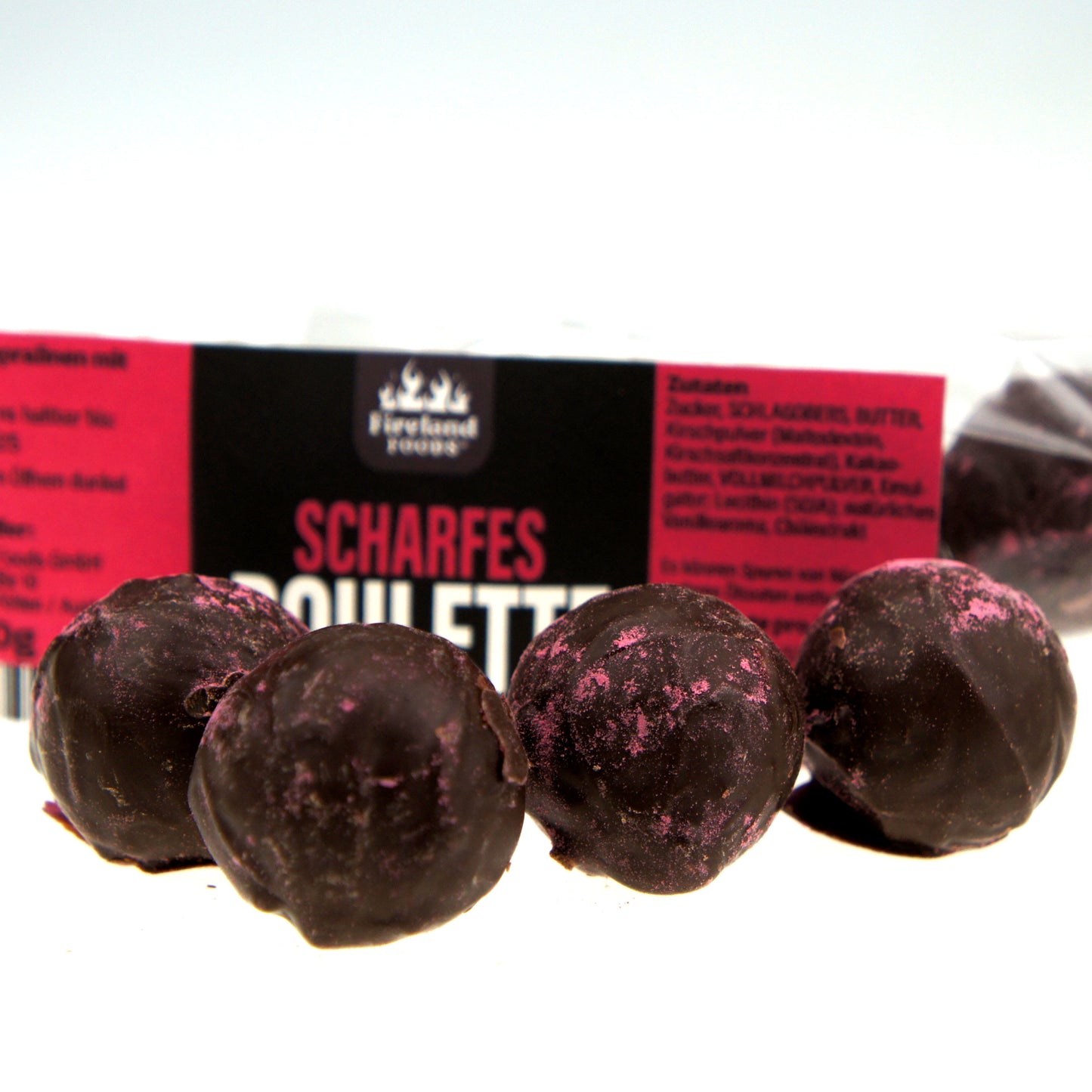 Scharfes Roulette | Schokopralinen 3x mild und 1x höllisch