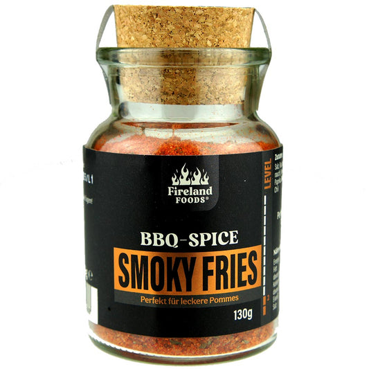 Rub Smoky Fries in a cork glass, 130g