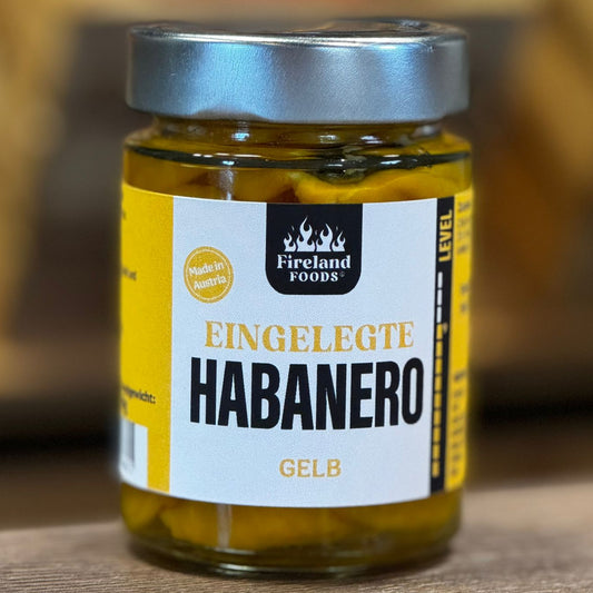 Eingelegte Habanero gelb, 200g