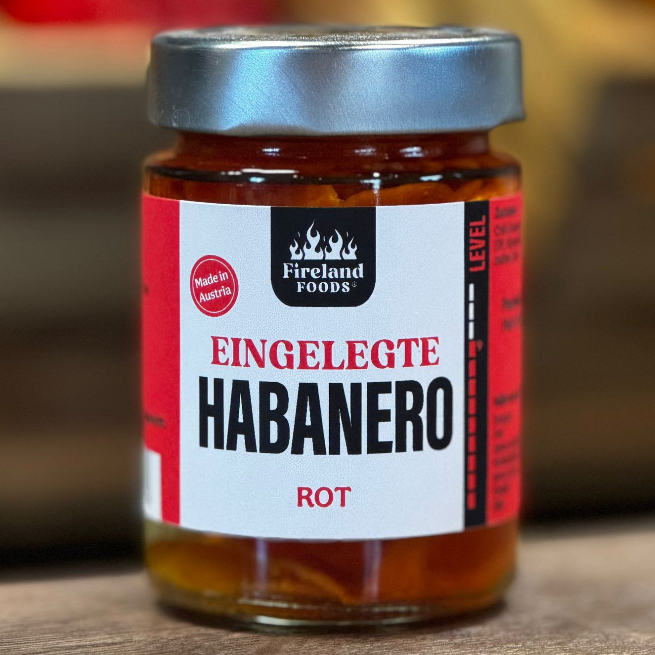 Eingelegte Habanero rot, 200g