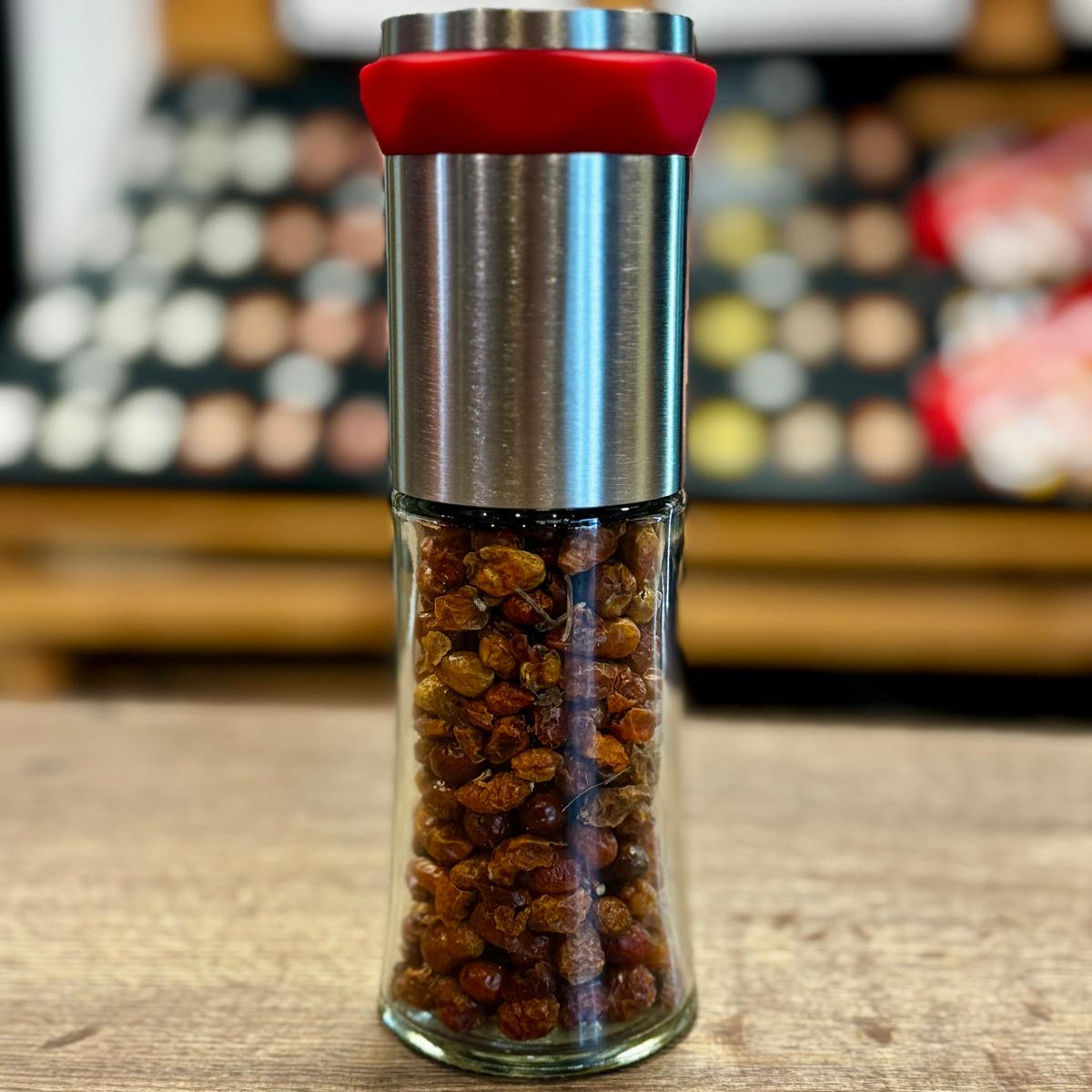 Chilischneider | Chilimühle Rot/Edelstahl, 150ml