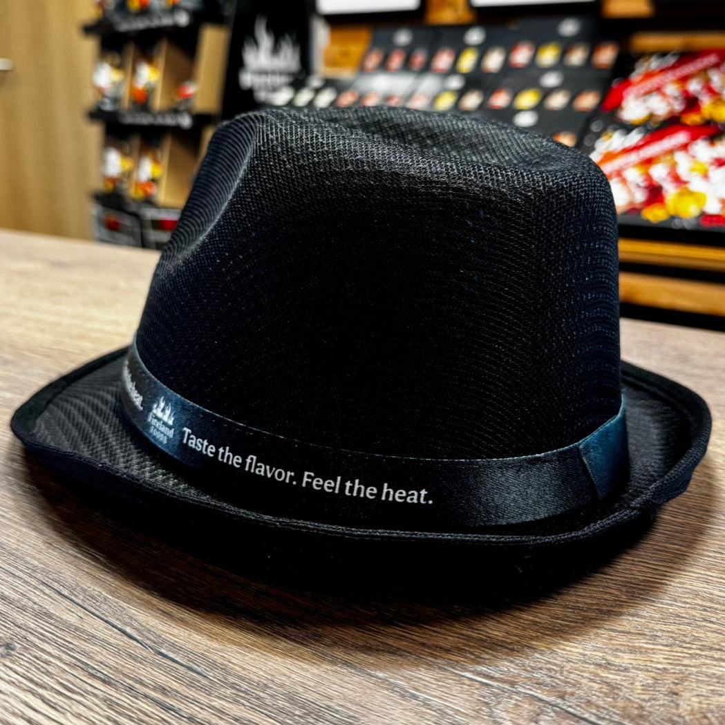 Party hat with logo, black