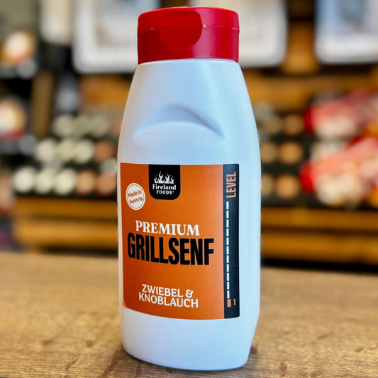 Barbecue mustard onion &amp; garlic, 180g