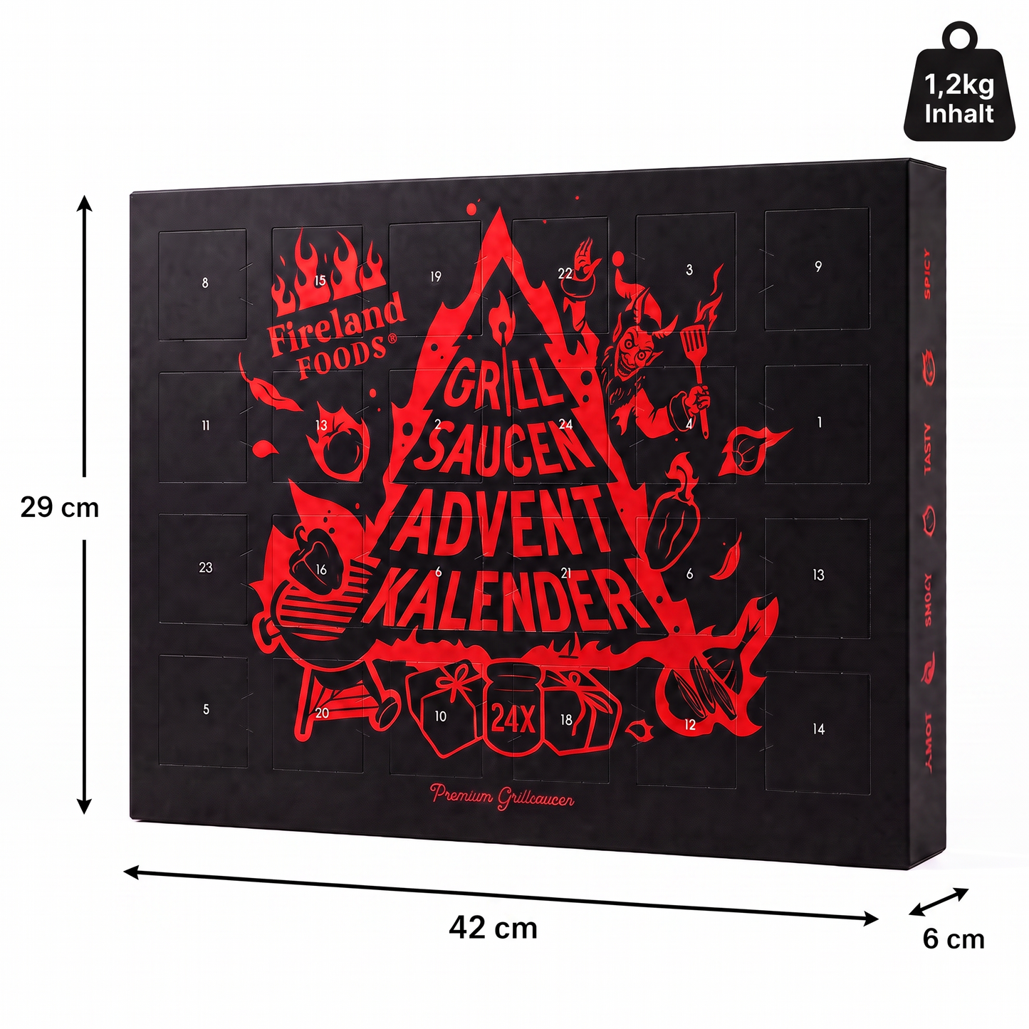 ADVENTKALENDER BBQ 2026 | 1,2KG INHALT