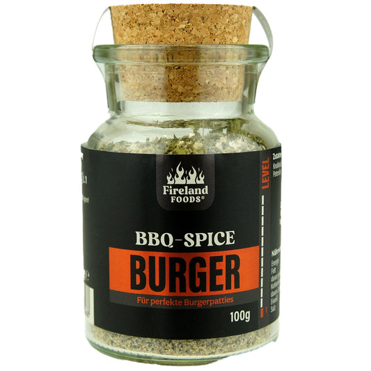 Spice Burger in a cork glass, 100g