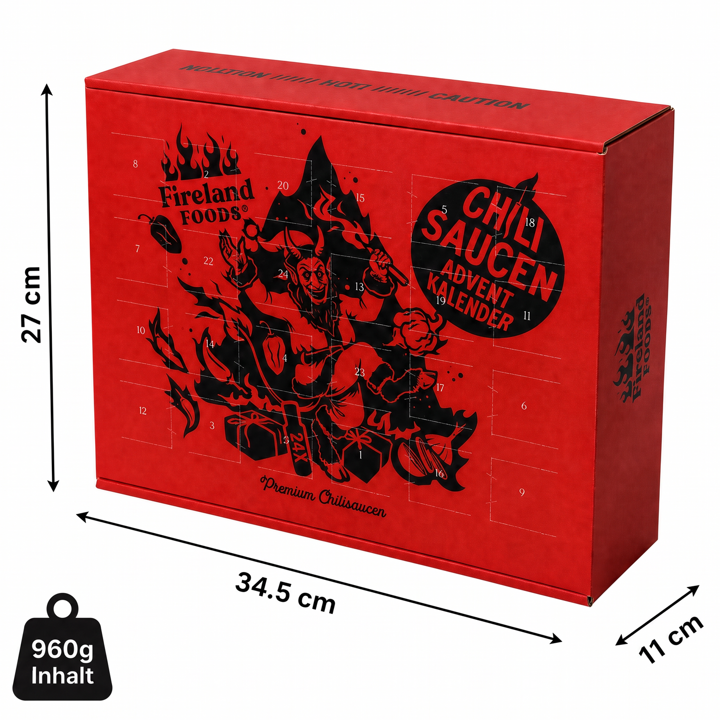 ADVENTKALENDER CHILISAUCEN 2026 | 960G INHALT