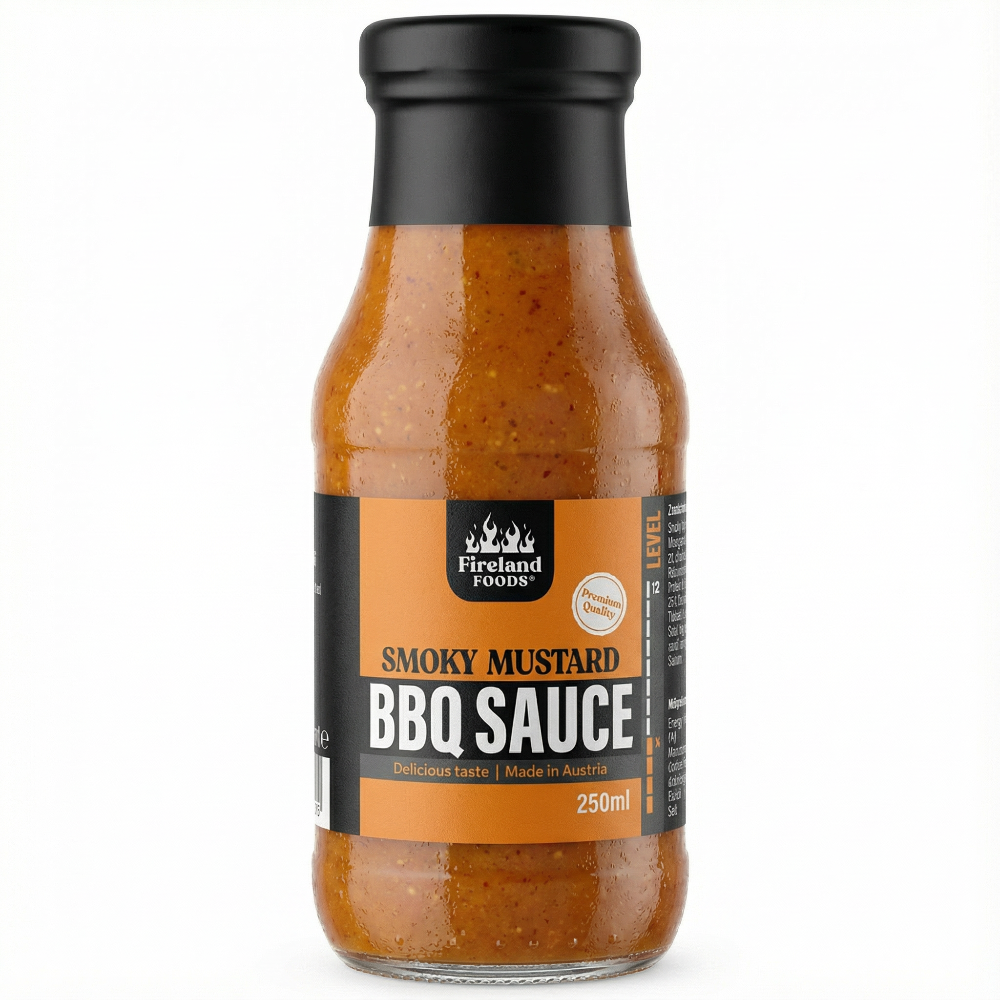 Mostaza Ahumada BBQ, 285g/250ml