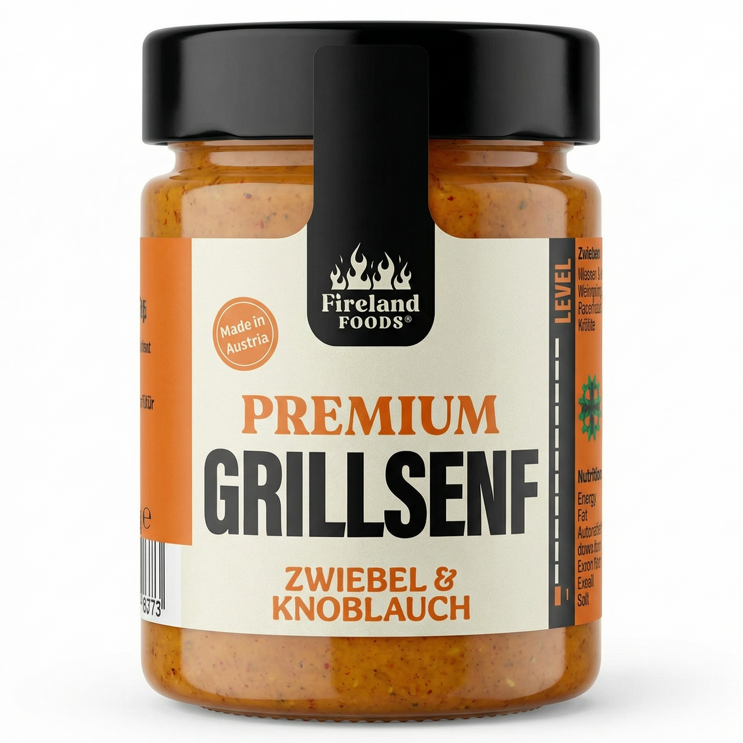 Barbecue mustard onion &amp; garlic, 180g