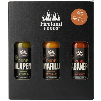 Caja de regalo “Salsa de Chile Pura”, 3x 100ml
