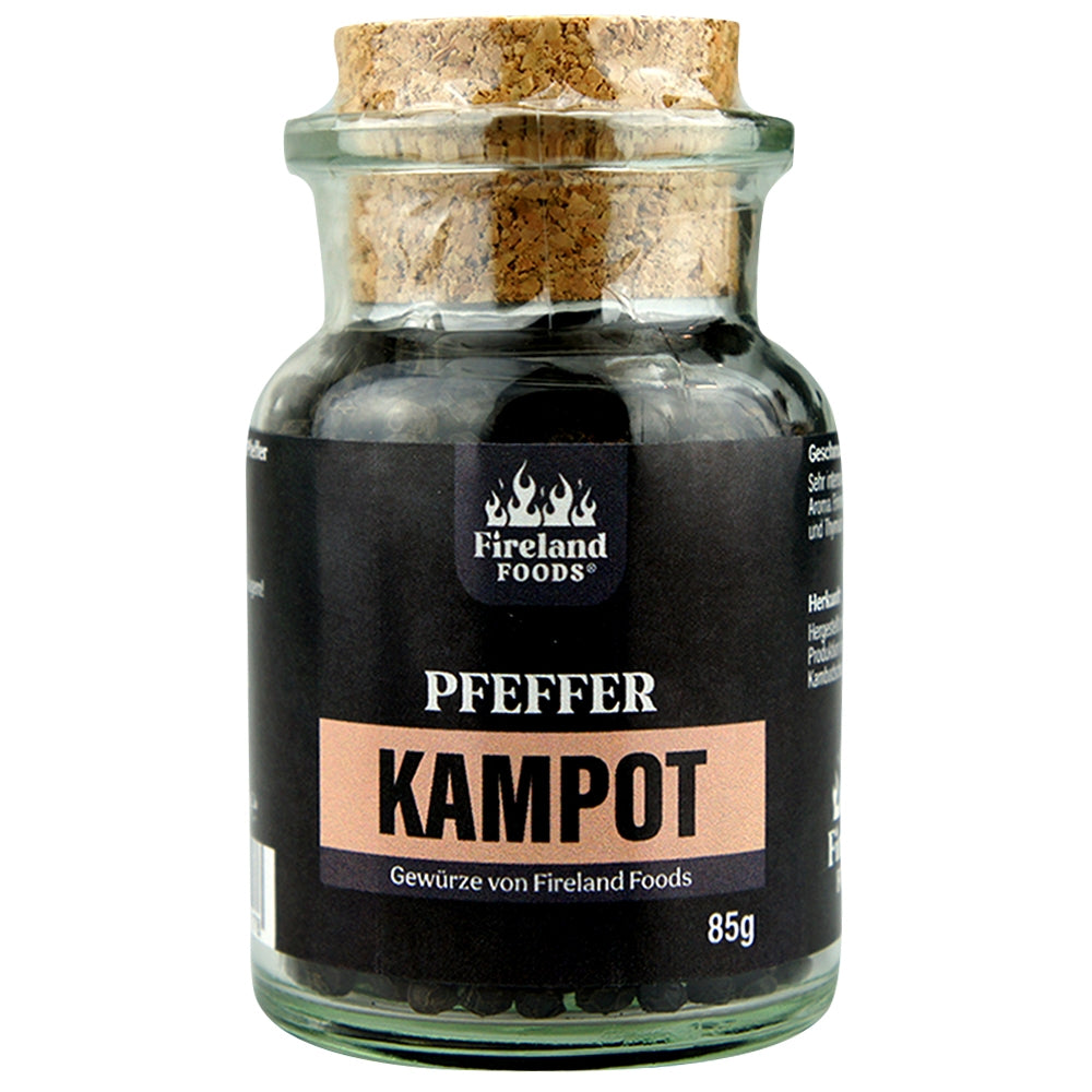 Schwarzer Kampot Pfeffer, 85g