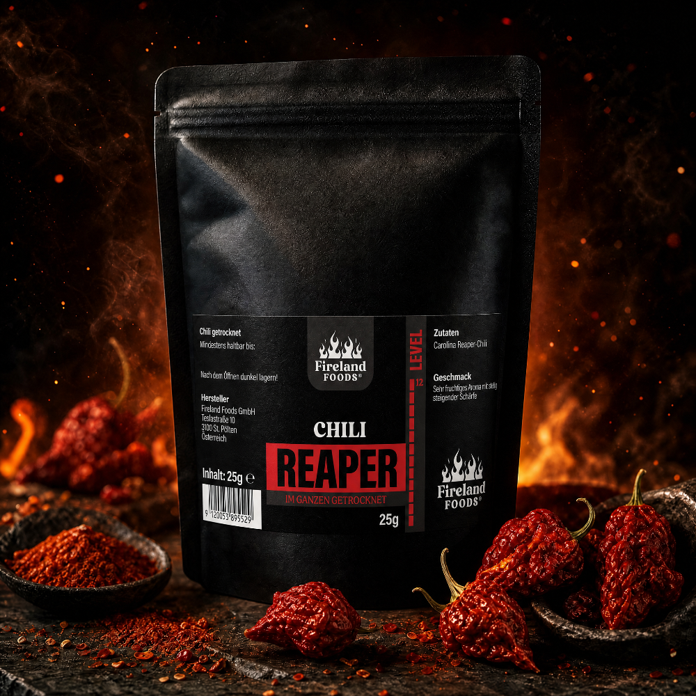 Carolina Reaper Frutas Enteras, 25g