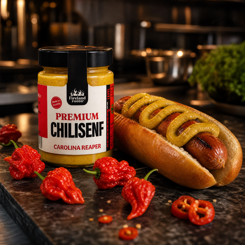 Chile mostaza Carolina Reaper, 180g